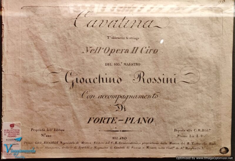 Opera di Gioacchino Rossini
