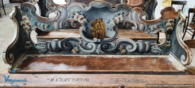Panchine decorate del XVIII secolo