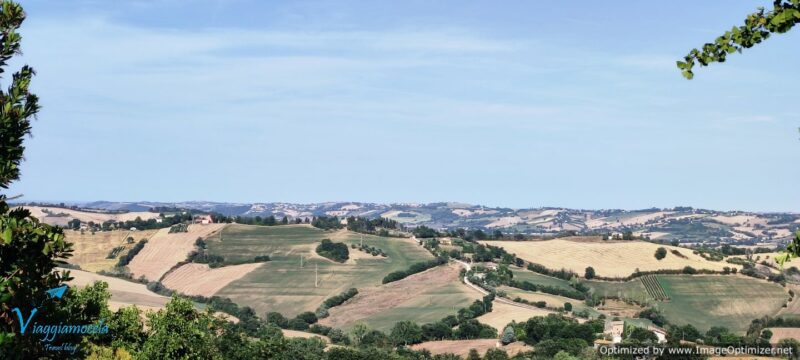 Vista panoramica territorio di Mondavio
