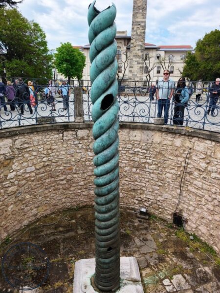 Colonna Serpentina nell’antico Ippodromo di Costantinopoli a Istanbul