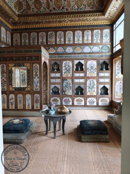 Interni decorati del Palazzo di Topkapı a Istanbul, antica residenza dei sultani ottomani.